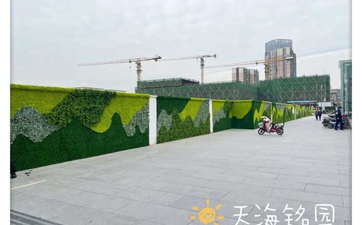 四川省体育馆围墙打造