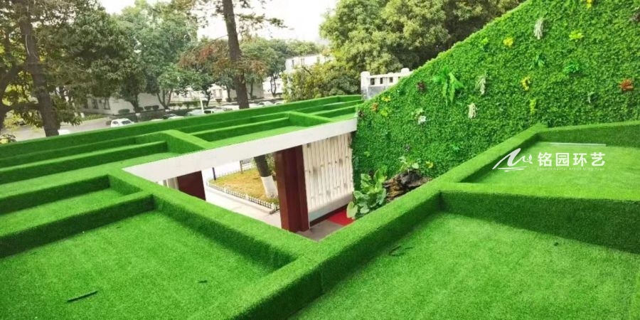 屋顶仿真植物绿化