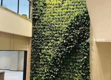 工厂大厅植物墙，高景观墙体垂直绿化设计制作