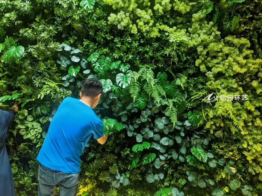 高仿真植物墙