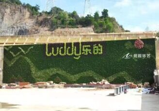 绿植形象墙，企业品牌垂直绿化植物墙景观
